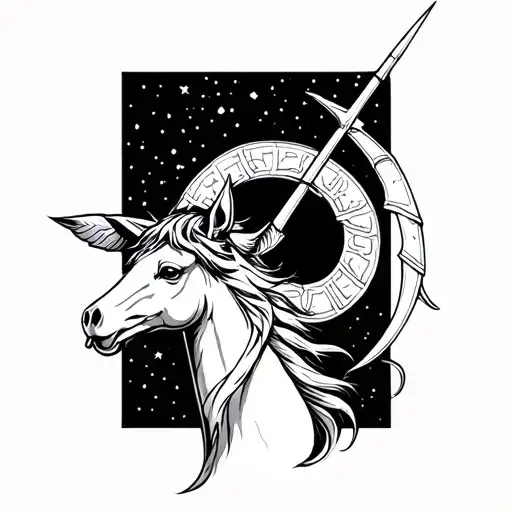 Sagittarius Pices Fully Cover Upper Arm