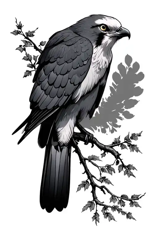 Mississippi Kite And Ash Tree