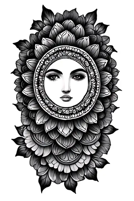 Mandala Circle Fine Line