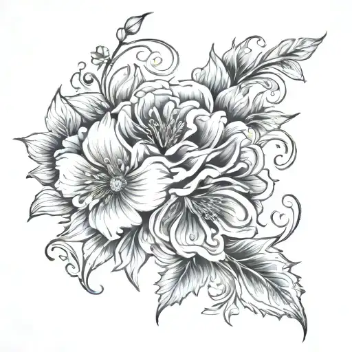 Sholder Floral Peice