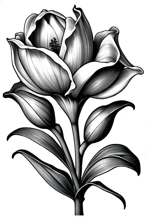 Tulip And Calla Lily