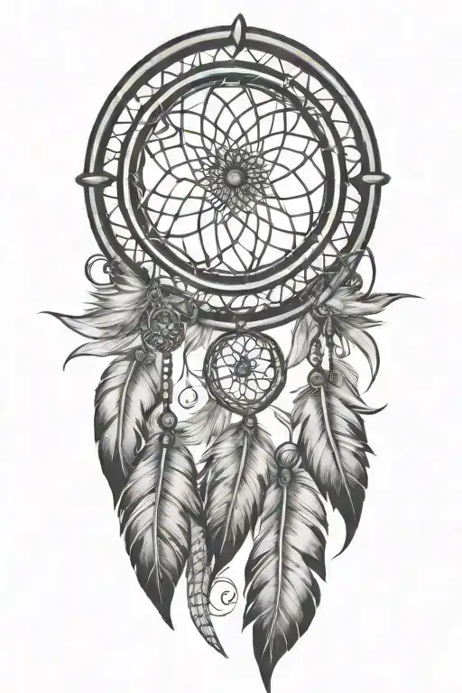Dream Catcher With Feathers