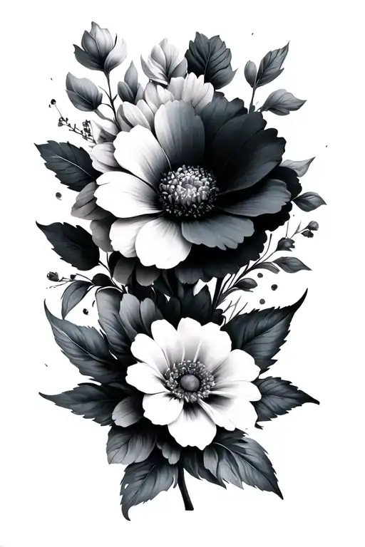 Elegant Flowers With Each Flower Representing Different Aspects