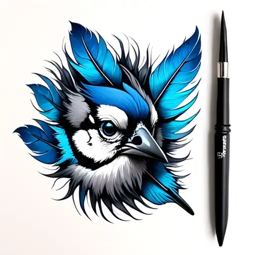 Blue Jay Feather