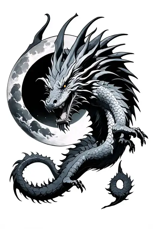 Soleil Lune Dragon Flying