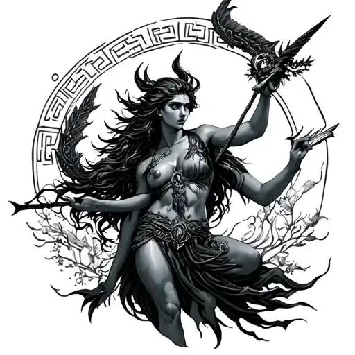 Wanda Sagittarius Dark Greek Mythology