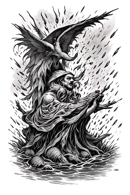 Idea Based On Making It To Day 41 Like In The Bible They Went Through 40 Days And 40 Nights Of Rain