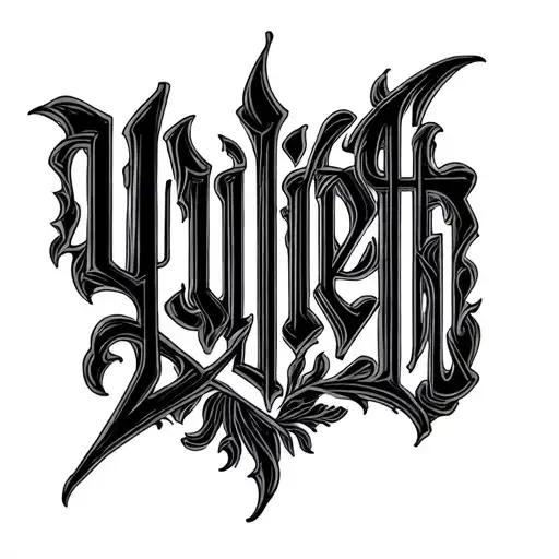 Lettering Yulieth