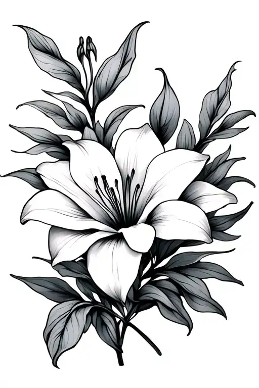 Ross And Lily Flower