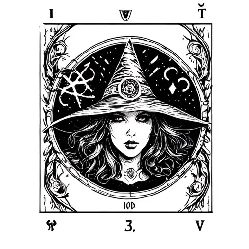 Witchy Tarot Card Design