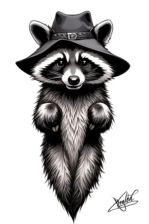 3 Cowboy Raccoon