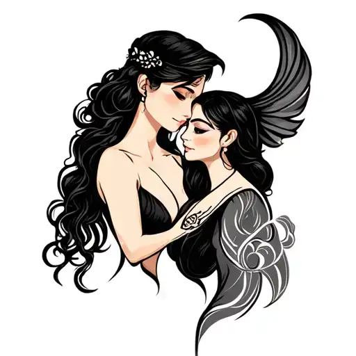 Very Unique And Meaningful Couple Tattoo With Initials