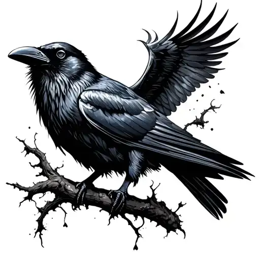 Raven Van Gogh Theme Based