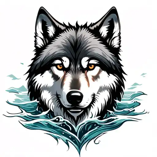 Ocean And Wolf Head