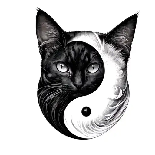Yin Yang Cat