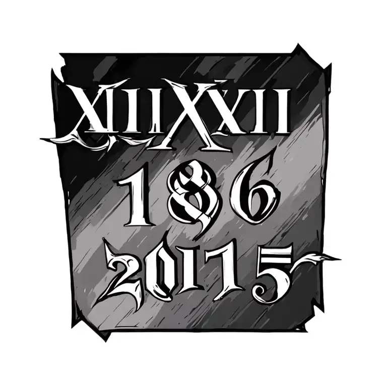 Roman Numerals 18 06 2015