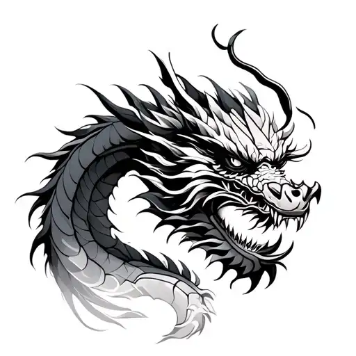 Japanese Dragon Involving