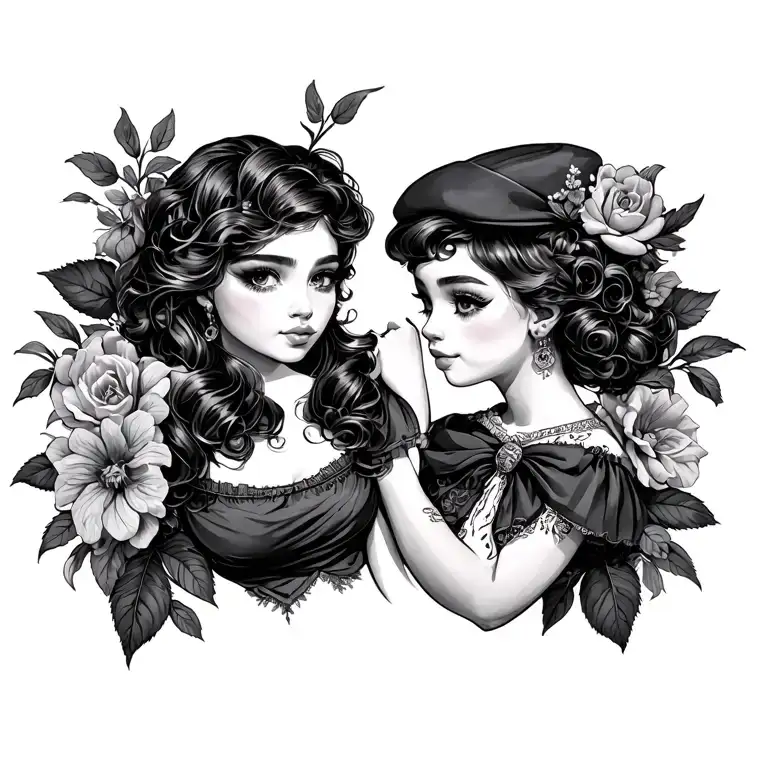 Rube & Lotte In Black Grey