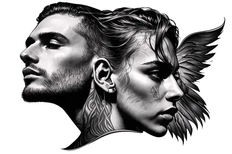 Portrait Tattoo Of The Client's