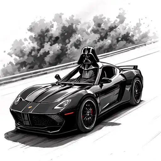 Darth Vader Car Driving