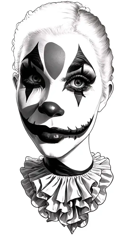 Female Clown Face Incorporated