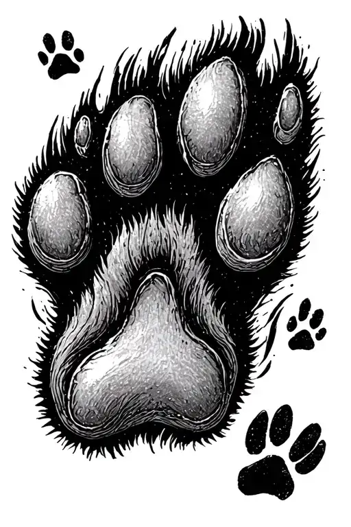Dog Paw Print