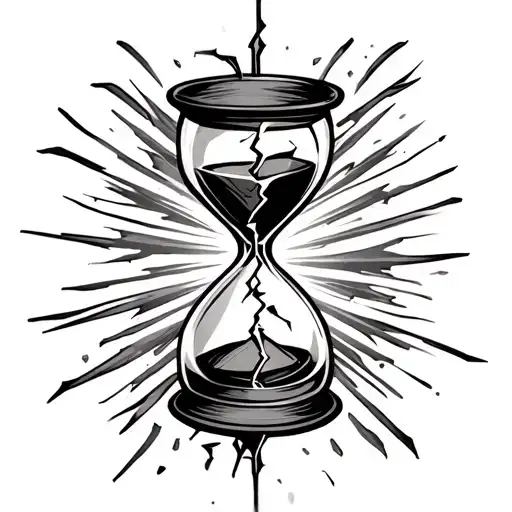 Broken Viking Style Hourglass