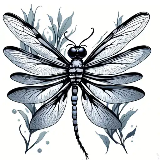 Minimalist Dragonfly