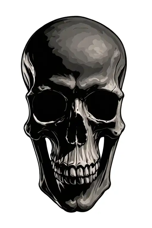 Cross With Skull Bones