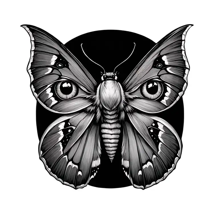 Moth With Eyes On Wings