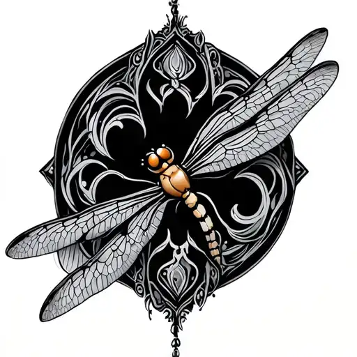 Neo Traditional Dragonfly