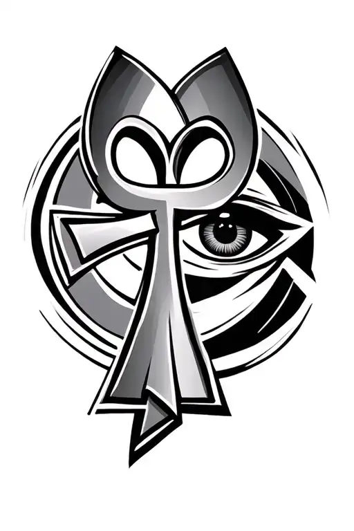 The Ankh Symbol And An Eye