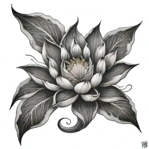 A Radiant Satr Complain With Lotus