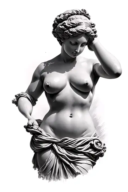 Venus De Lima Sculpture Realism With High Detail And Focus On Waist And Up