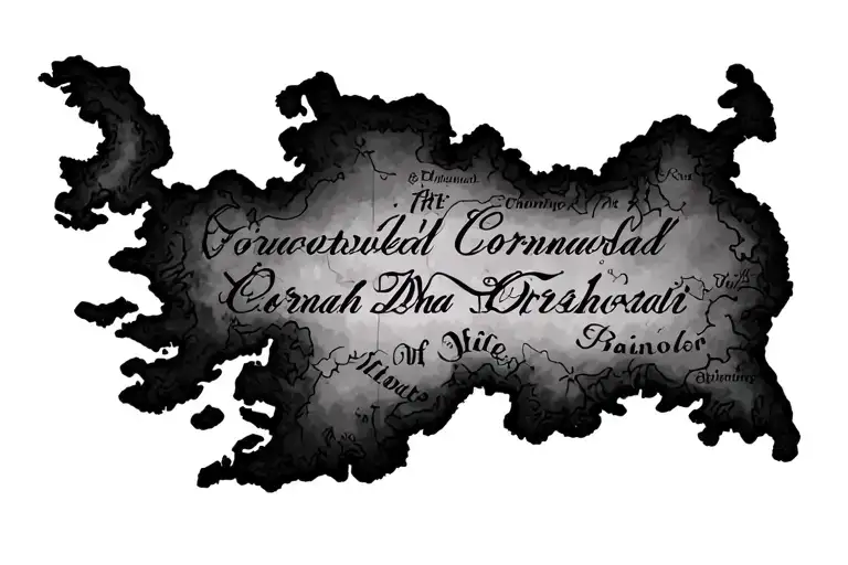 Pirate Map Of Cornwall