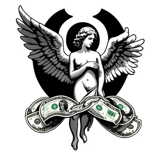 Angel And Money Symbols Incorporated