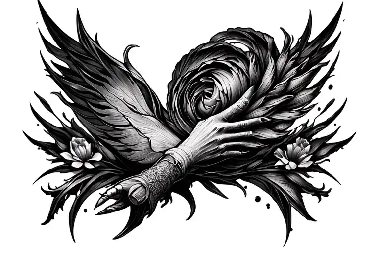 Blackout Tattoo That Covers