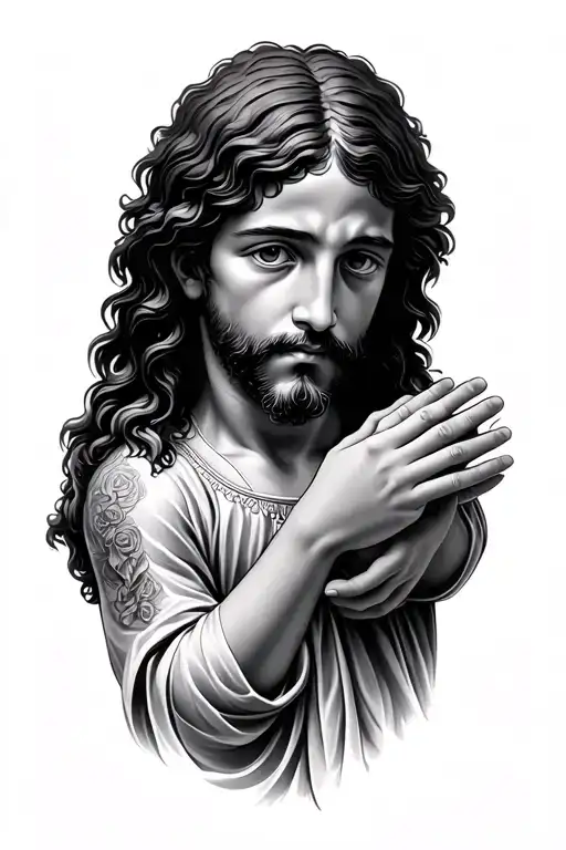 A Kid Asking For Forgivness From Jesus Christ