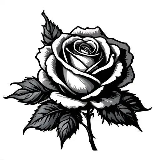 Yhwh Simple Small Rose