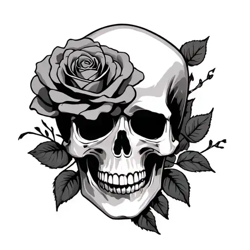 Skull Roses