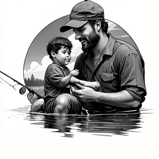 Father Son Fishing