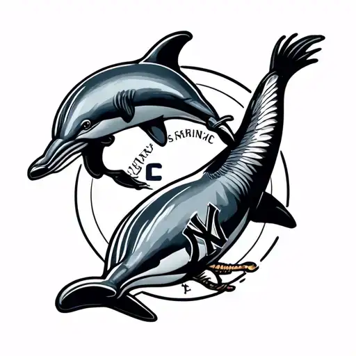 Dolphins And New York Yankees