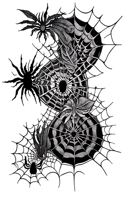 Spider Webs And Tapestry