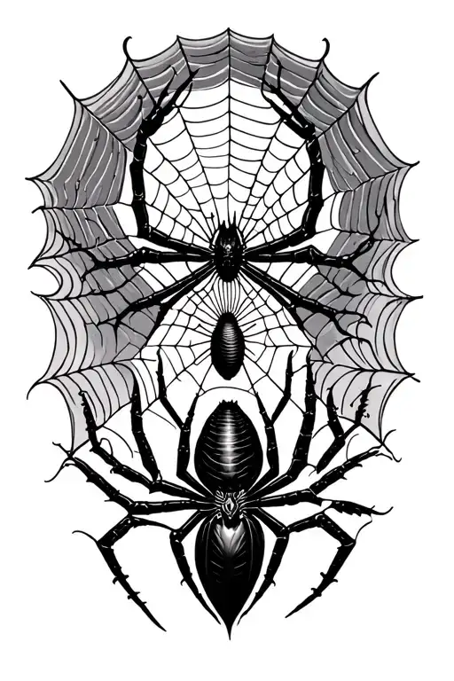 Spider Webs And A Tapestry Of A Story