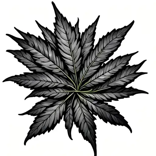 Pot Leaf Intertwined