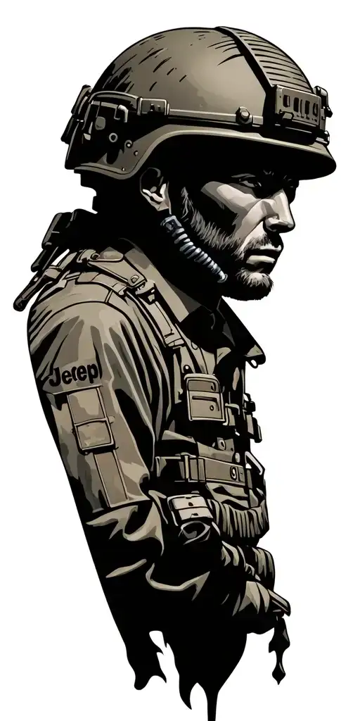 Jeep Soldier Helmet Ww2