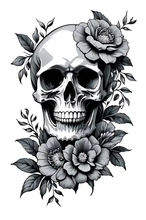 Floral Skull