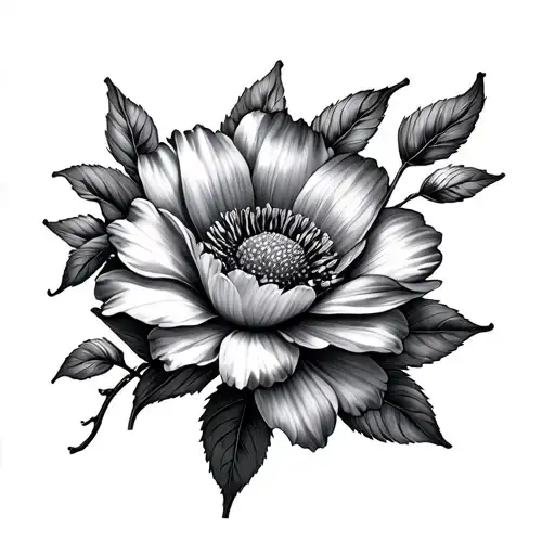 September Birth Flowers No Shading