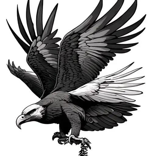 Mechanical Eagle Flying