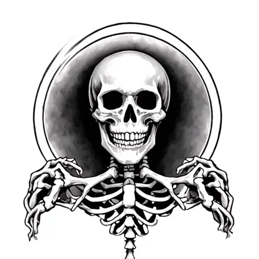 Skeleton With A Halo